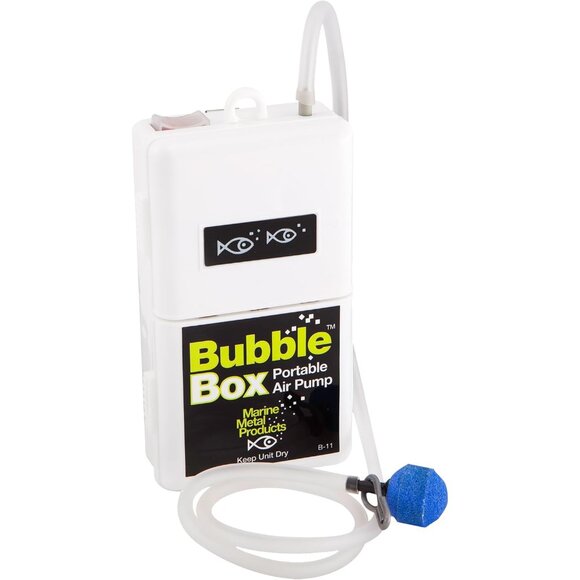 Other - B-11 Bubble Box Live Bait Aerator, Water Resistant Air Pump, Portable & Battery